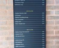 1420 BEVERLY ROAD BUILDING – Changeable Aluminum Directory Sign in McLean, VA