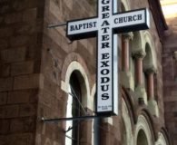 GREATER EXODUS BAPTIST CHURCH – LED Illuminated Church Cross Sign in Philadelphia