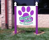 GROOMER'S CHOICE – Digital Print On Dibond Post & Panel Sign in Trevose, PA